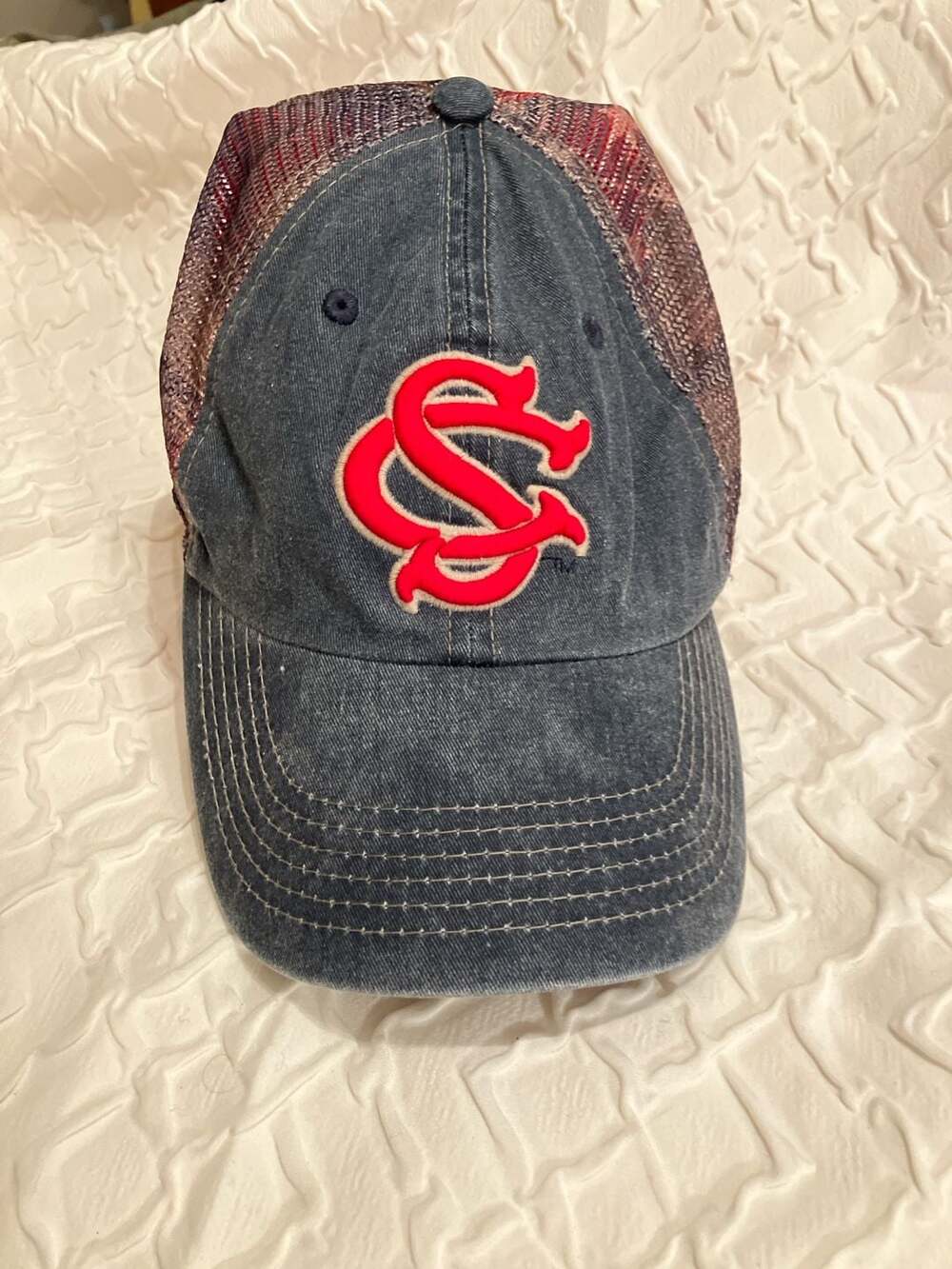 Top of the World South Carolina Gamecocks USA Flag Mesh Trucker Hat Snapback
